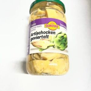 Suntat ingelegde artisjokharten