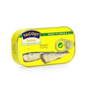 Yacout Sardines In Vegetable Oil 125 g